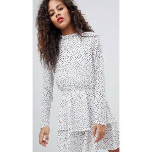 Missguided Tall Polka Dot Dress